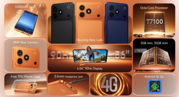 想搵超平價後備手機？Ulefone Note 22 / 23 最抵 $499　預載 Android 16 Go、5000mAh 電池