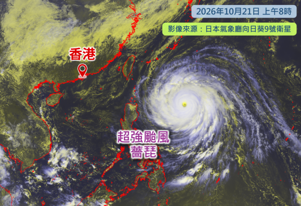 最熱霜降！超強颱風薔琵下沉氣流逼港飆34度 或成自1884年有紀錄以來最熱