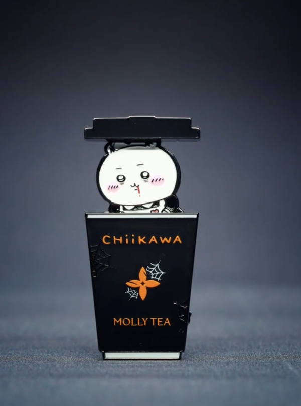 圖片來源:小紅書@茉莉奶白 內地手搖茶飲茉莉奶白×CHIIKAWA推萬聖節限定!10月29日登場!多款角色周邊/暗黑風聯名杯+紙袋