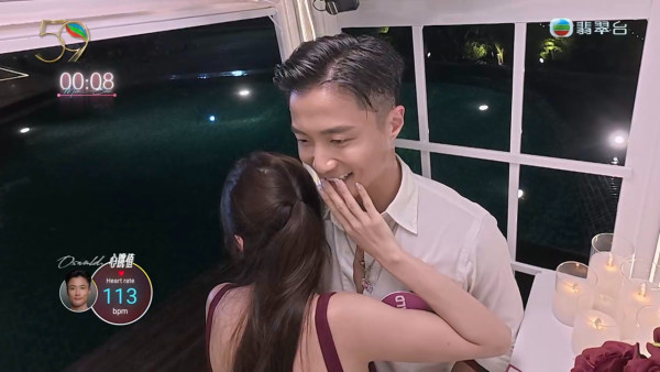 女神配对计划2｜陈星妤直接讲似ex！亲密贴胸示范一招必杀技赢晒全场 Oswald心跳即飙升