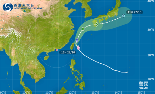 颱風煙花恐再增強!雙風暴夾擊 薔琵逼近日本九州 季候風明晚殺到本港