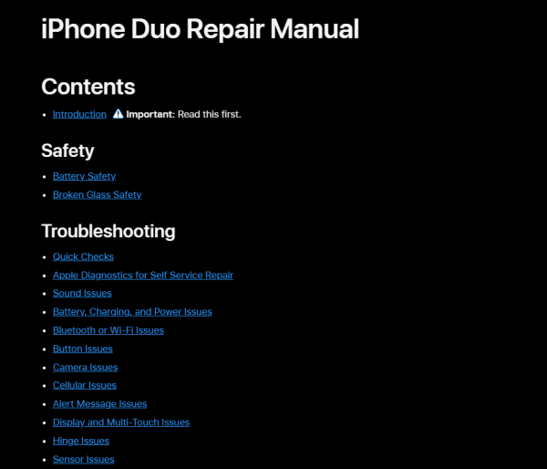 iPhone Duo 壞了如何處理？Apple 公開官方維修指南　內部結構全曝光　想 DIY 換零件必注意 2 點