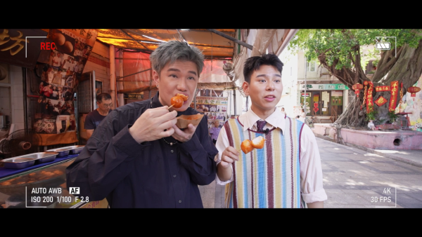 張與辰長洲掃街狂擦8款大魚蛋！行仔不耐辣飆汗照演 導演未喊Cut顯專業
