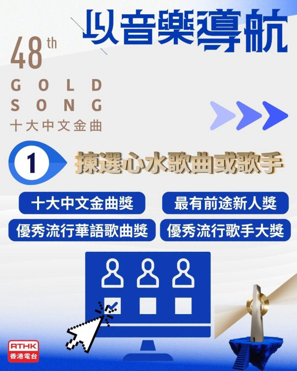 十大中文金曲2026｜第48屆十大中文金曲投票詳情及截止日期一覽