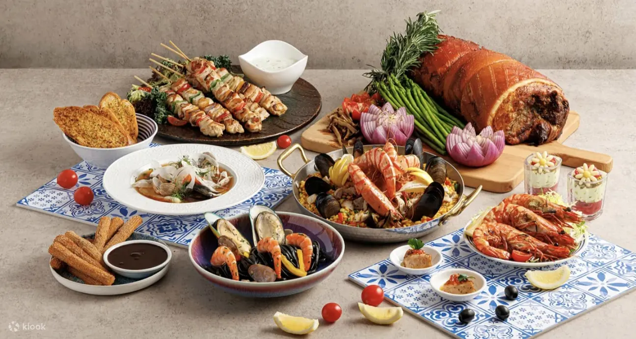 尖沙咀美麗華酒店自助餐買二送一！3.5小時任食即開生蠔/波士頓龍蝦/燒帝王蟹腳/片皮鴨