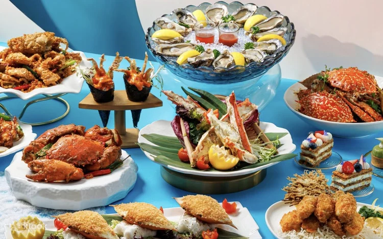 尖沙咀美麗華酒店自助餐買二送一！3.5小時任食即開生蠔/波士頓龍蝦/燒帝王蟹腳/片皮鴨
