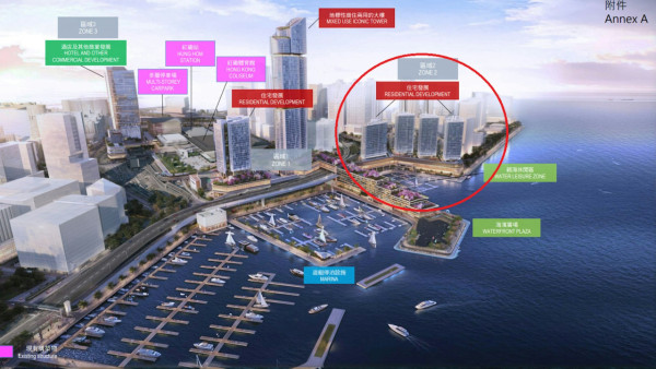 紅磡海濱臨海棄建住宅！236米新地標設懸空玻璃步道 紅隧過海巴士站增冷氣候車室
