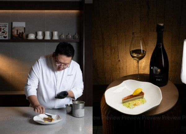 Bollinger香檳x米芝蓮日法餐廳 必試限定黑中白香檳／香烤龍蝦／蟹肉提拉米蘇