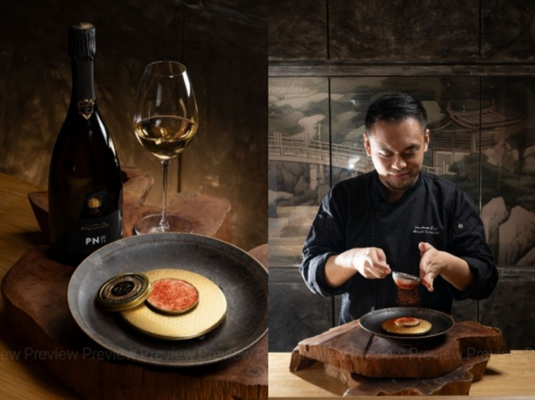 Bollinger香檳x米芝蓮日法餐廳 必試限定黑中白香檳／香烤龍蝦／蟹肉提拉米蘇