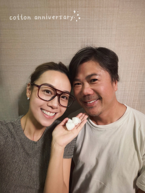 黃心穎泥鯭結婚3周年高調放閃晒恩愛！甜收玫瑰花慶祝「皮婚」幸福滿瀉