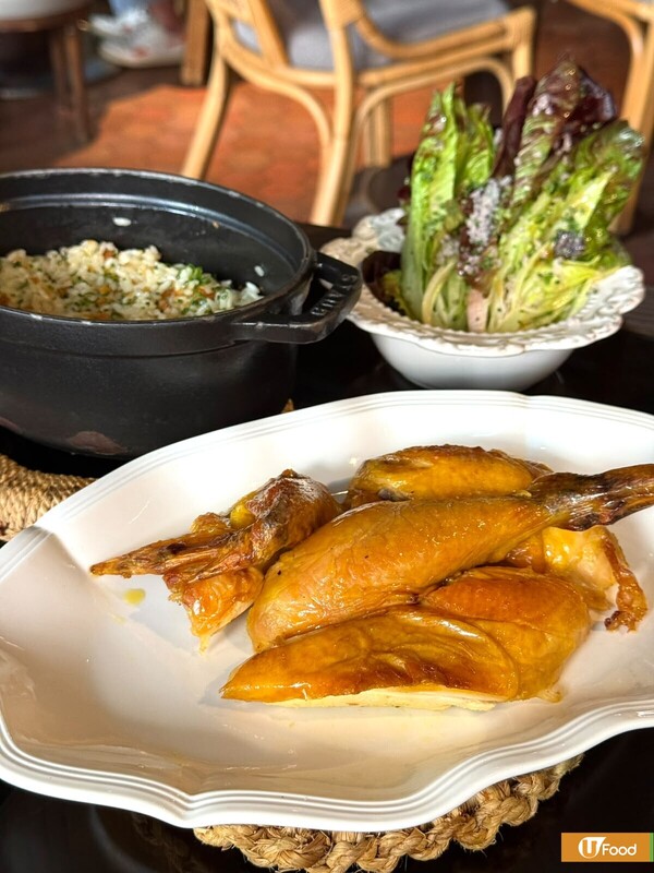 中環隱世庭園風法式酒館全新週末Brunch  招牌脆皮烤三黃雞／鵝肝多士／鮪魚刺身