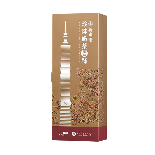 新東陽珍珠奶茶酥(奶蛋素) / 圖片來源:故宮精品網路商城 新東陽珍珠奶茶酥(奶蛋素) / 圖片來源:故宮精品網路商城