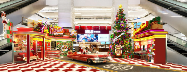 Mira Place《Groovy Christmas Town》重現80年代美式復古聖誕!8 大復古聖誕打卡位/免費派Churros與熱紅酒