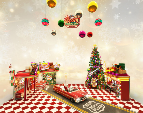 Mira Place《Groovy Christmas Town》重現80年代美式復古聖誕!8 大復古聖誕打卡位/免費派Churros與熱紅酒