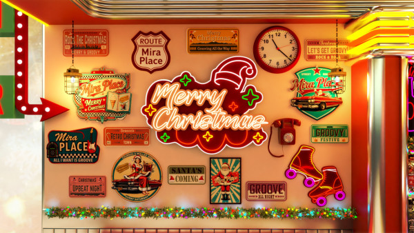 Mira Place《Groovy Christmas Town》重現80年代美式復古聖誕！8 大復古聖誕打卡位／免費派Churros與熱紅酒