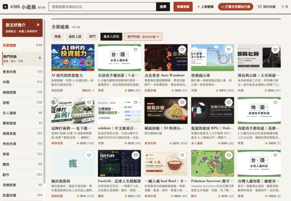 咁多AI遊戲唔知點揀？免費遊戲平台精選 5000+ 款 AI 遊戲 免註冊免裝App即開即玩！【附連結】