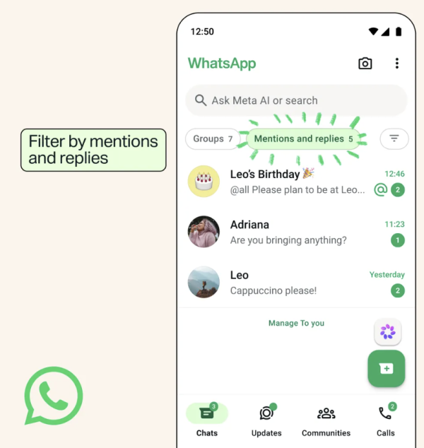 打工仔救星！WhatsApp推出四大全新群組功能！ 支援永久置頂仲有3大實用隱藏技巧