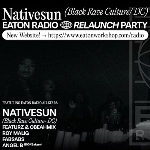 Eaton Radio Relaunch Party活動詳情/日期/時間/地點/票價一覽
