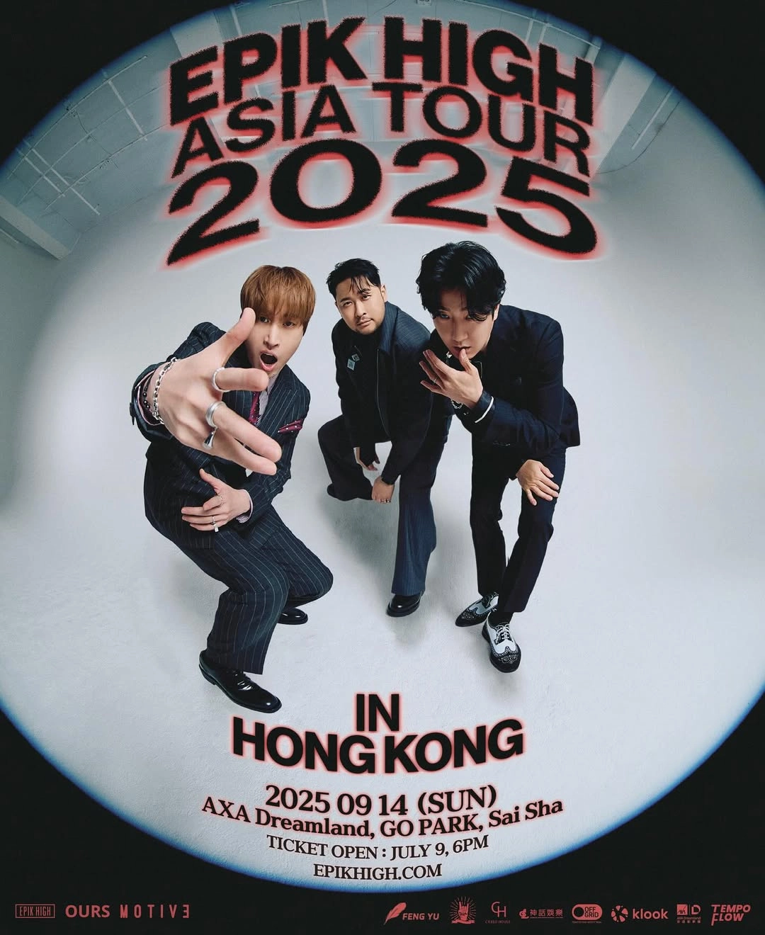 Epik High演唱會 | EPIK HIGH 亞洲巡迴演唱會 2025 香港站優先購票/公開發售日期/票價/場地/座位表一覽