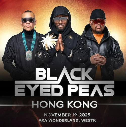 黑眼豆豆演唱會 | Black Eyed Peas 黑眼豆豆 香港演唱會 2025優先購票/公開發售日期/票價/場地/座位表一覽