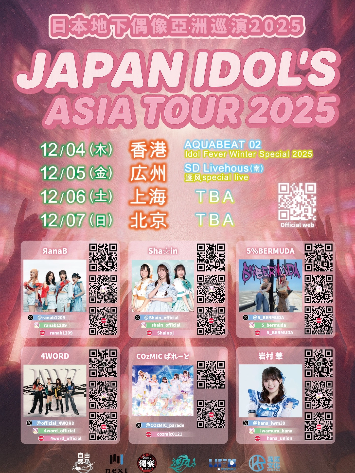 IDOL FEVER WINTER SPECIAL 2025活動詳情/日期/時間/地點/票價一覽