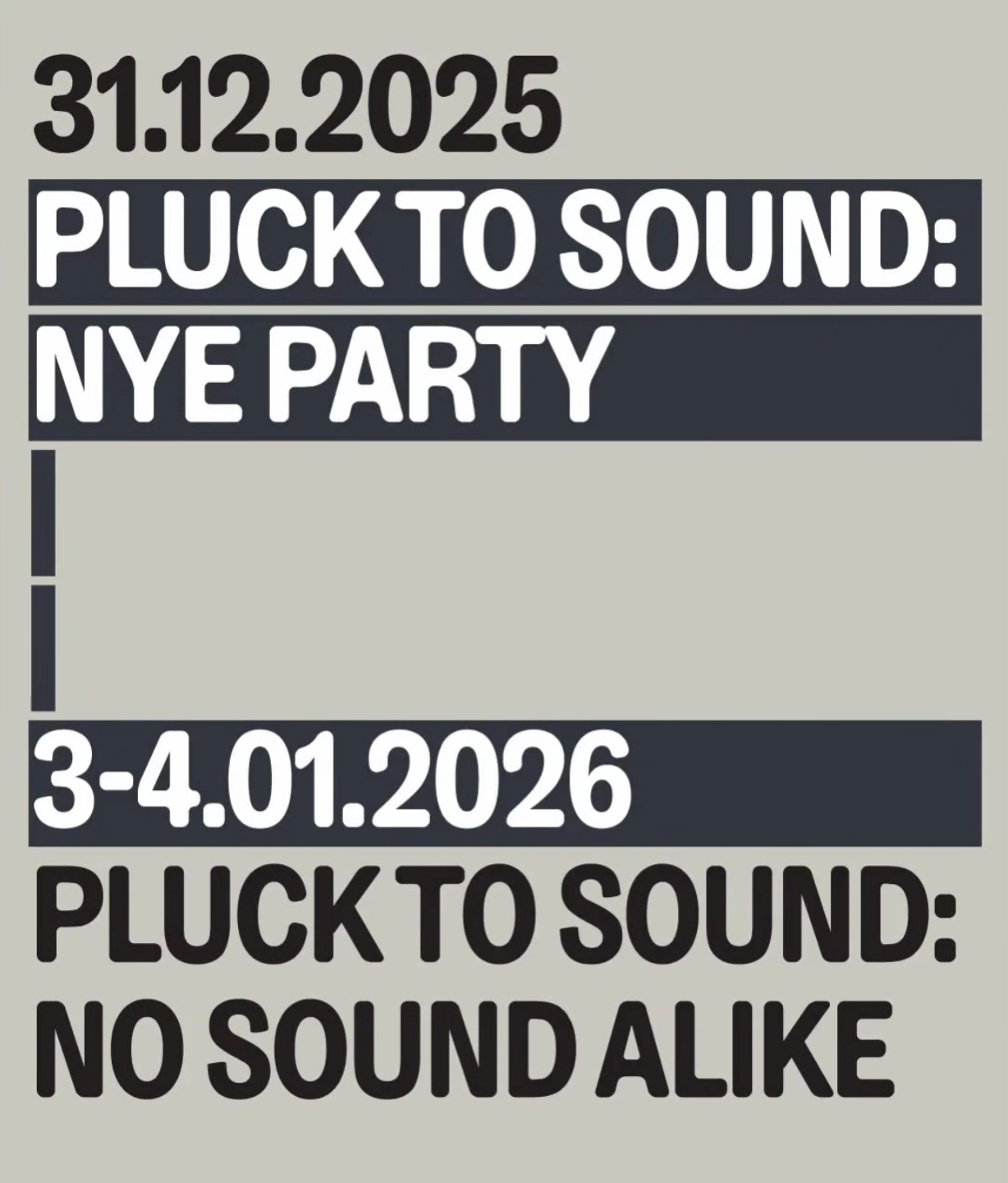 PLUCK TO SOUND 藝術節活動詳情/日期/時間/地點/票價一覽