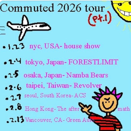 COMMUTED 香港專場音樂會 2026活動詳情/日期/時間/地點/票價一覽