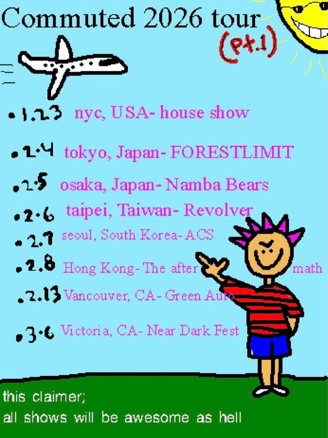 COMMUTED 香港專場音樂會 2026活動詳情/日期/時間/地點/票價一覽