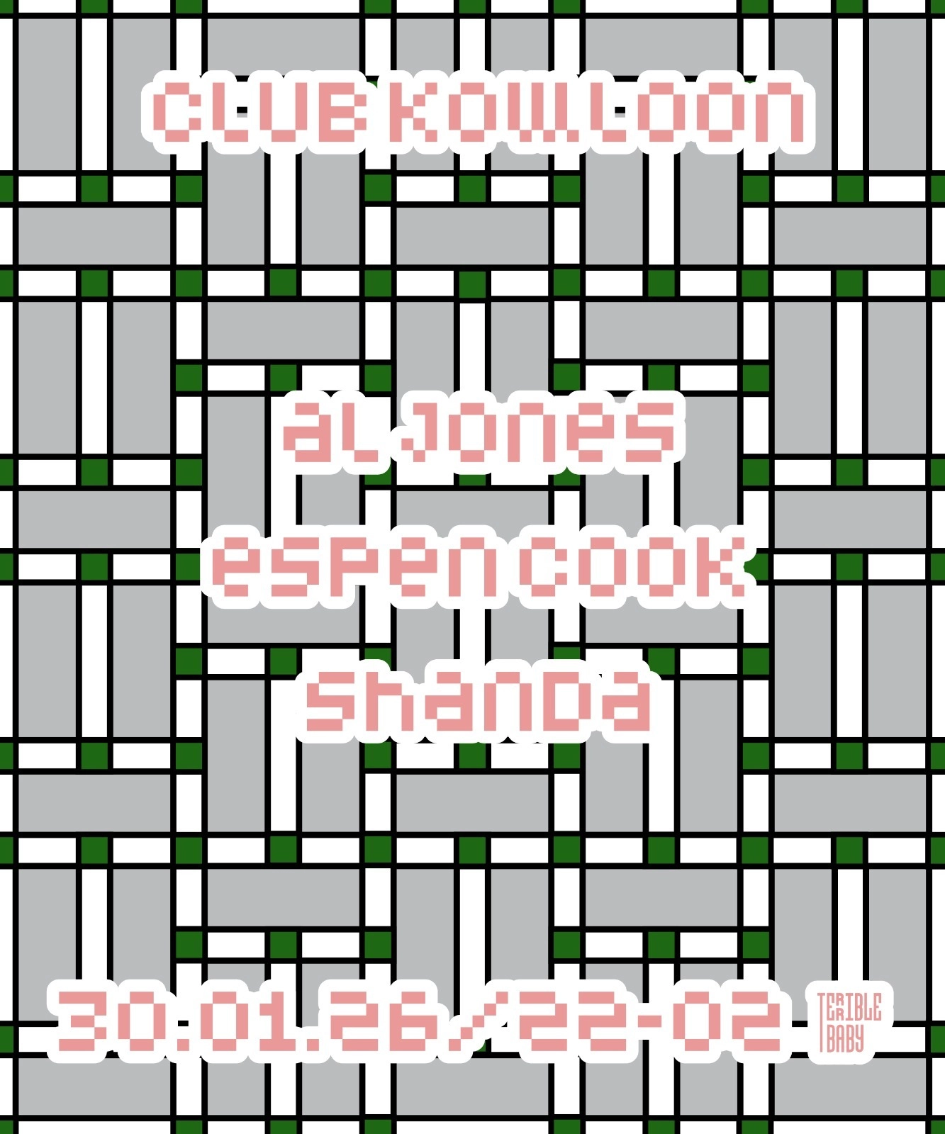 Terrible Baby 限定一晚音樂派對活動詳情/日期/時間/地點一覽