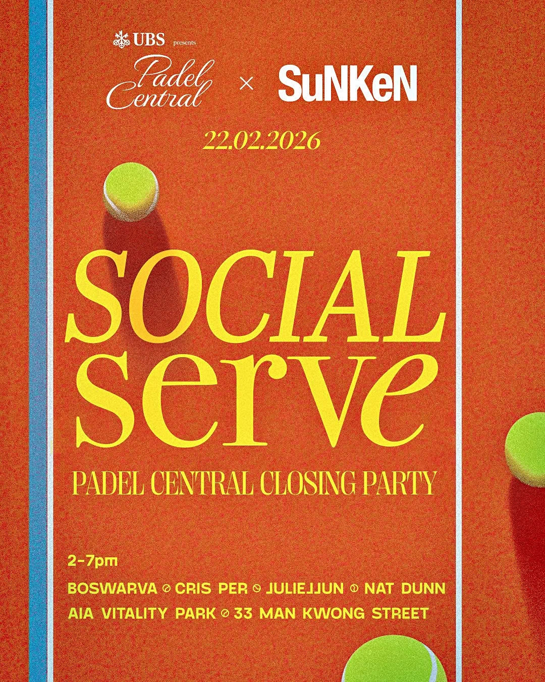 Social Serve Closing Party活動詳情/日期/時間/地點/票價一覽