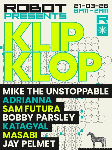 Robot Presents KLIP KLOP 音樂之夜活動詳情/日期/時間/地點/票價一覽