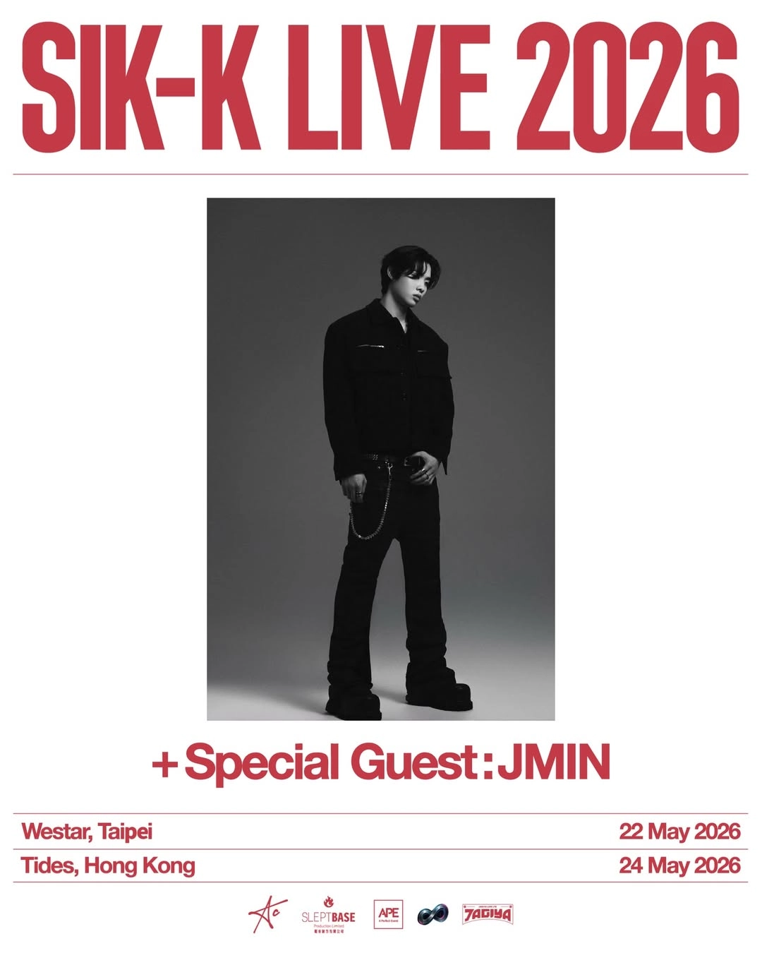 SIK-K 權民植香港演唱會 2026優先購票/公開發售日期/票價/場地/座位表一覽