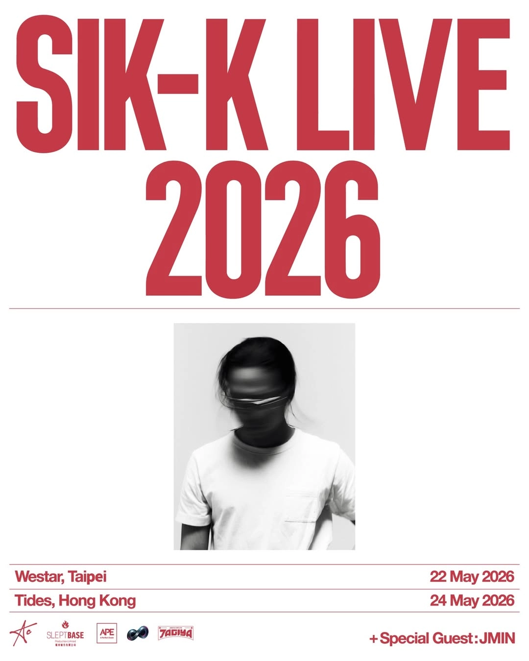 SIK-K 權民植香港演唱會 2026優先購票/公開發售日期/票價/場地/座位表一覽