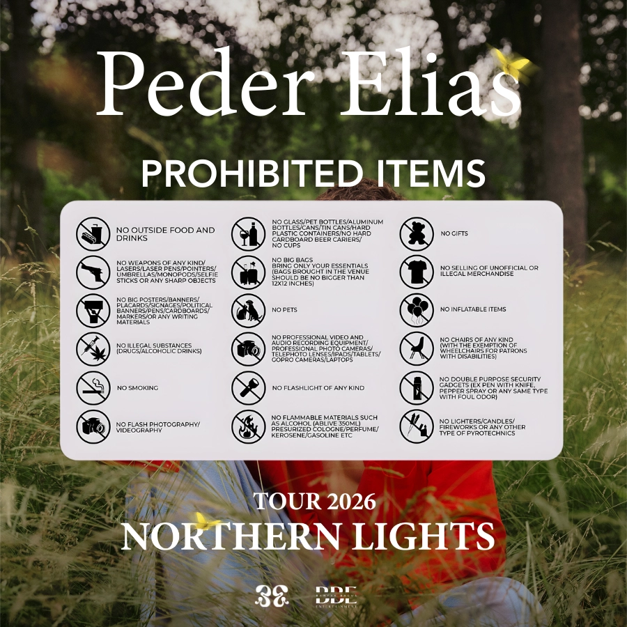 Peder Elias演唱會 | PEDER ELIAS