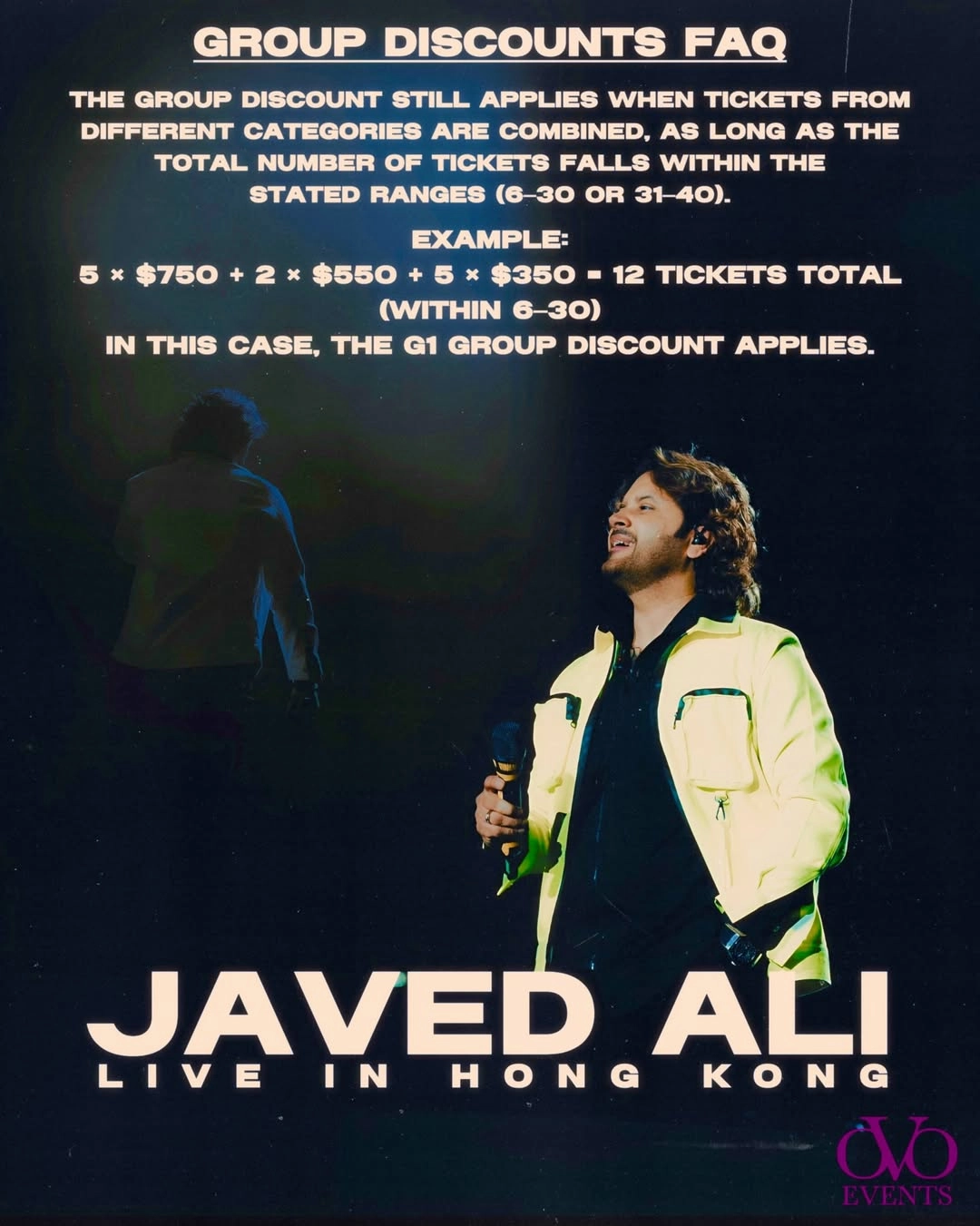 Javed Ali演唱會 | Javed Ali 香港演唱會 2026優先購票/公開發售日期/票價/場地/座位表一覽