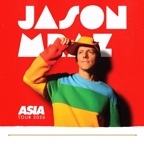 Jason Mraz演唱會 | Jason Mraz﻿ 亞洲巡迴演唱會 2026 香港站優先購票/公開發售日期/票價/場地/座位表一覽