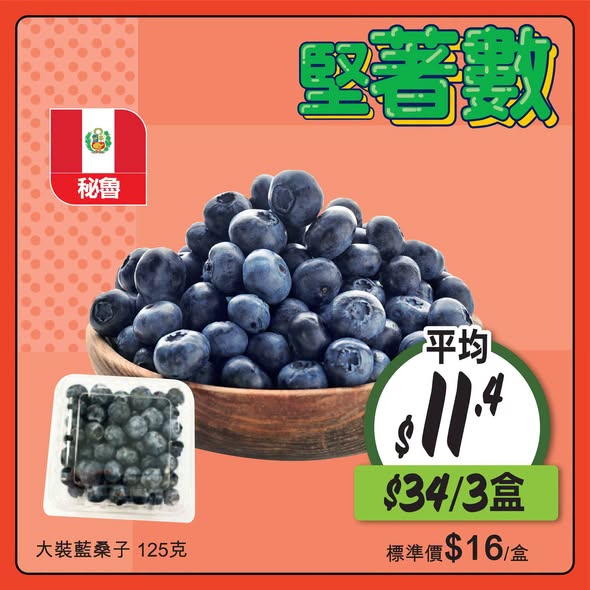 惠康優惠｜秘魯大裝藍桑子／澳洲牛扒限時特惠！消費滿$30即抽140萬yuu積分