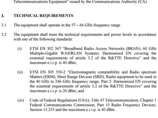 IEEE 802.11ad 合法用得！