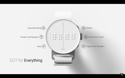 失明人士凸字智能錶 收發短訊導航無難度