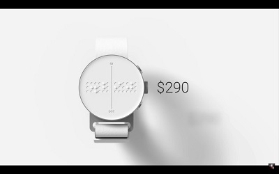 失明人士凸字智能錶 收發短訊導航無難度