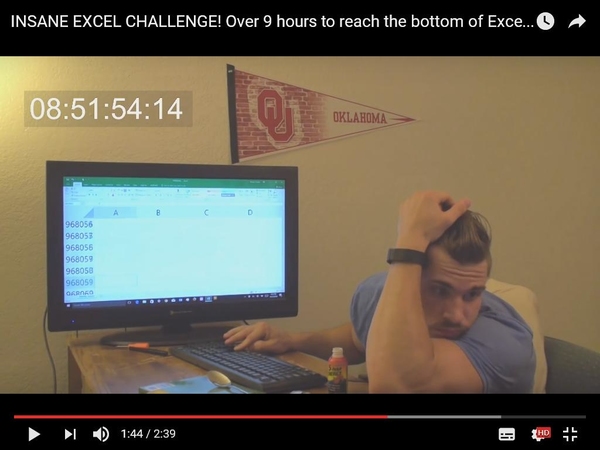 網友花 9 小時找出 Excel 最底一行