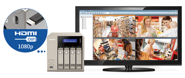 中小企業及家居成就專業視頻監控中心 QNAP Turbo NAS