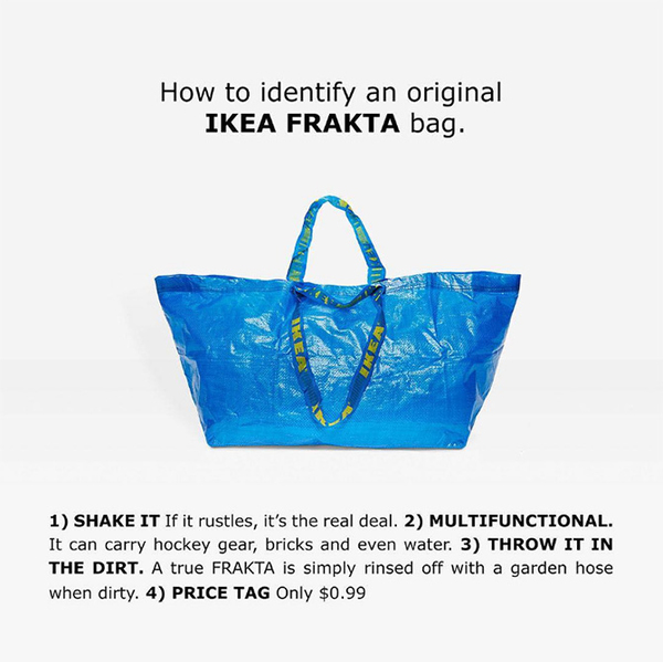 IKEA 高招回應 $5 撞袋事件！幽默出圖教分藍色購物袋  
