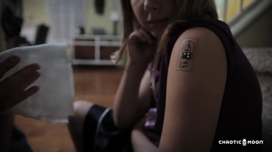 Tech Tats 將電路板紋上身！可監測心跳體溫？