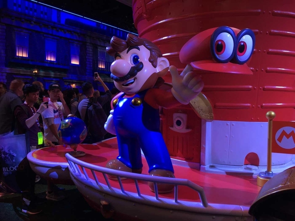 Mario兩大新作超矚目 E3任天堂會場水洩不通