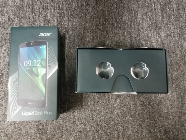 Acer Liquid Zest Plus 開箱實試 手機盒速變 VR 眼鏡