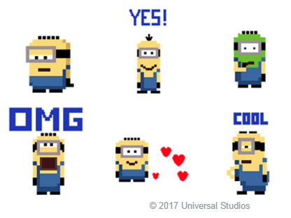 狂送心心！Facebook 推 16 款 Minions 新貼紙