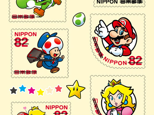 日本 Mario 紀念郵票公開發售