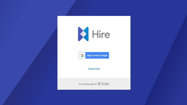 Google 推 Hire 幫你公司請人