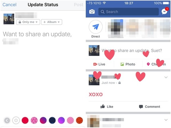 Facebook 漫天愛心靠暗號？